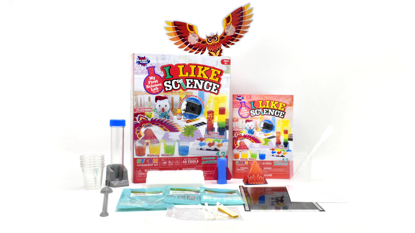 KIT DE EXPERIMENTOS I LIKE SCIENCE