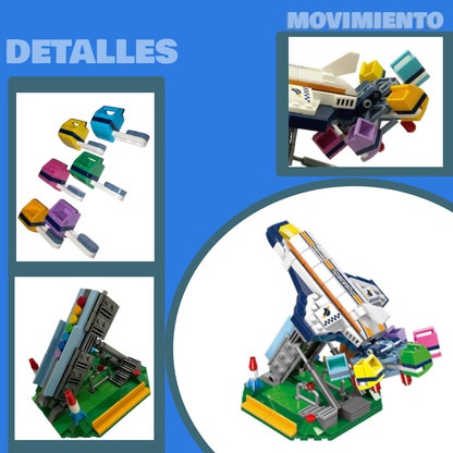 SET BLOQUES PARQUE DE DIVERSIONES